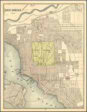 California Map By George F. Cram