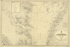 Mid-Atlantic and Southeast Map By British Admiralty