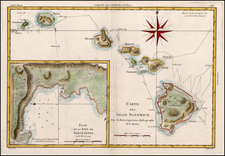 Hawaii and Hawaii Map By Rigobert Bonne