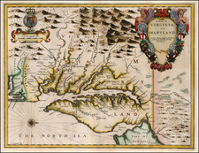 Mid-Atlantic and Southeast Map By John Speed