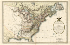 United States Map By Pierre Antoine Tardieu