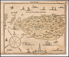 Mediterranean and Balearic Islands Map By Zacharias Heyns