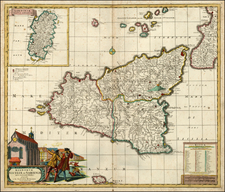 Italy, Mediterranean and Balearic Islands Map By David Funcke