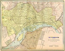 Southeast Map By George F. Cram