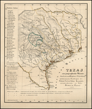 Texas Map By Anonymous