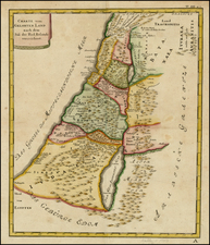 Holy Land Map By Adrien Reland