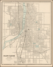 Midwest Map By George F. Cram