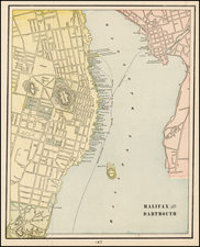 Canada Map By George F. Cram