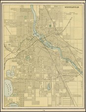 Midwest Map By George F. Cram