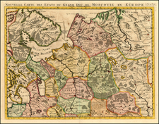 Russia Map By Henri Chatelain