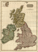 British Isles Map By John Pinkerton