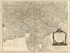 Austria, Balkans and Italy Map By Gilles Robert de Vaugondy / Charles Francois Delamarche