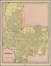 Midwest Map By George F. Cram