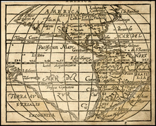 Western Hemisphere, North America, South America, Pacific, Australia, Oceania and America Map By Zacharias Heyns