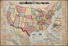 United States Map By Haasis & Lubrecht
