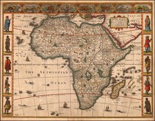 Africa and Africa Map By John Speed