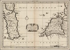 Italy, Mediterranean and Balearic Islands Map By  Gerard Mercator