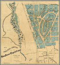 California Map By Los Angeles Lithographic Co.