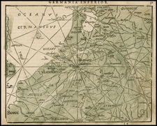 Netherlands and Germany Map By Zacharias Heyns