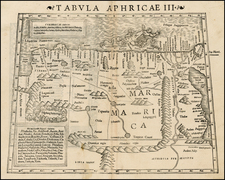 Middle East, Egypt and North Africa Map By Sebastian Munster