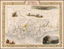 Australia Map By John Tallis