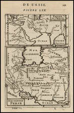 Central Asia & Caucasus and Middle East Map By Alain Manesson Mallet