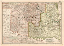 Plains and Southwest Map By The Century Company