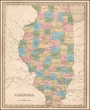 Midwest Map By Thomas Gamaliel Bradford