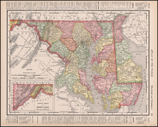 Mid-Atlantic Map By Rand McNally & Company