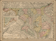 Mid-Atlantic Map By Rand McNally & Company