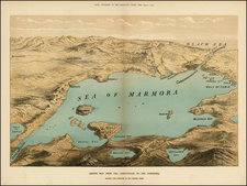 Ukraine, Turkey and Greece Map By Illustrated London News