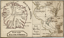 East Africa and African Islands, including Madagascar Map By Anonymous