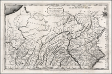 Mid-Atlantic Map By Mathew Carey