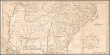 Mid-Atlantic, South and Southeast Map By Jedidiah Morse / Abraham Bradley