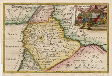 Middle East and Holy Land Map By J. Blundell