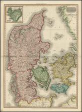 Atlantic Ocean and Scandinavia Map By John Thomson