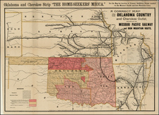 Plains Map By Woodward & Tiernan Printing Company / H.C. Townsend