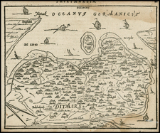 Netherlands and Germany Map By Zacharias Heyns