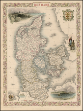 Scandinavia Map By John Tallis