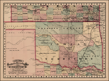 Plains and Southwest Map By George F. Cram