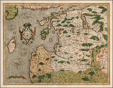 Poland and Baltic Countries Map By  Gerard Mercator