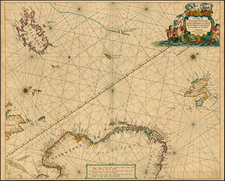 Polar Maps, Scandinavia and Iceland Map By Pieter Goos