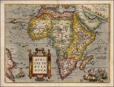 Africa Map By Abraham Ortelius