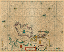 British Isles, Scotland and Ireland Map By Pieter Goos