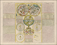 World and Celestial Maps Map By Henri Chatelain