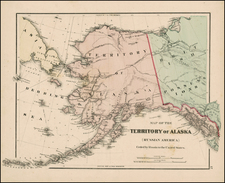 Alaska and Canada Map By O.W. Gray
