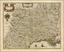 France Map By Willem Janszoon Blaeu