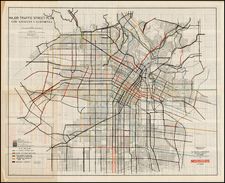 California Map By Los Angeles Traffic Commission