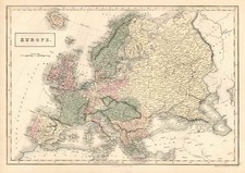 Europe and Europe Map By Adam & Charles Black