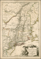 New England and Mid-Atlantic Map By Esnauts & Rapilly